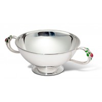 Серебряная тарелка "Божья коровка" ХЮ-08000474