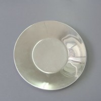 Срібне класичне блюдце діаметр 12см хю-080490