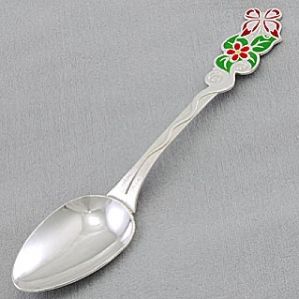 Срібна десертна ложка Літо ХЮ-566