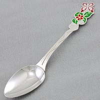 Срібна десертна ложка Літо ХЮ-566