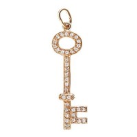 Золотой подвес "Ключик" 1.4.0558