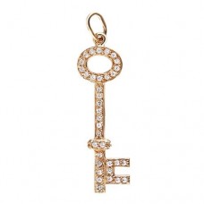 Золотой подвес "Ключик" 1.4.0558