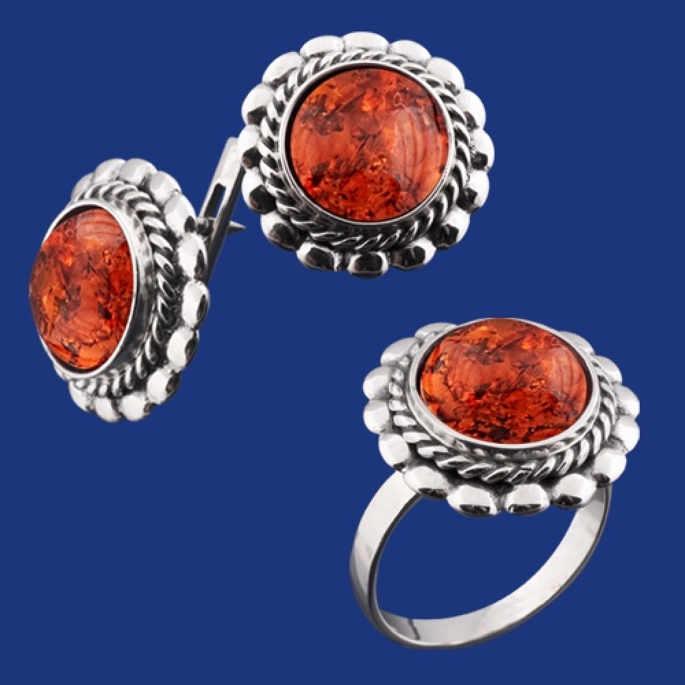 Серебряный гарнитур бц-127-1