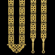 Цепь латунная в позолоте аг-2.7.0239ЛП