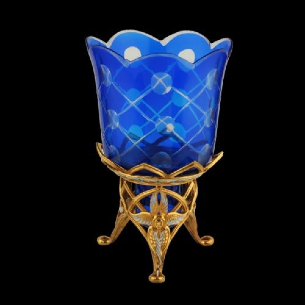 Лампада латунная в позолоте аг-2.7.0382ЛП