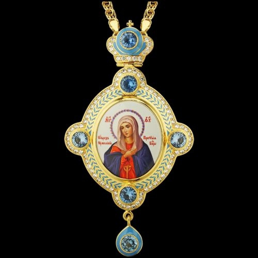 Панагия латунная в позолоте аг-2.7.0444ЛП-21ЛП