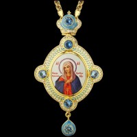 Панагия латунная в позолоте аг-2.7.0444ЛП-21ЛП