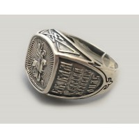 Перстень из серебра Святой Георгий бр-0056521