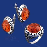 Серебряный гарнитур бц-215