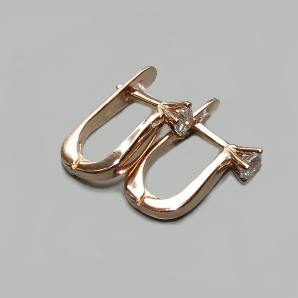 Золотые серьги ДС-30029