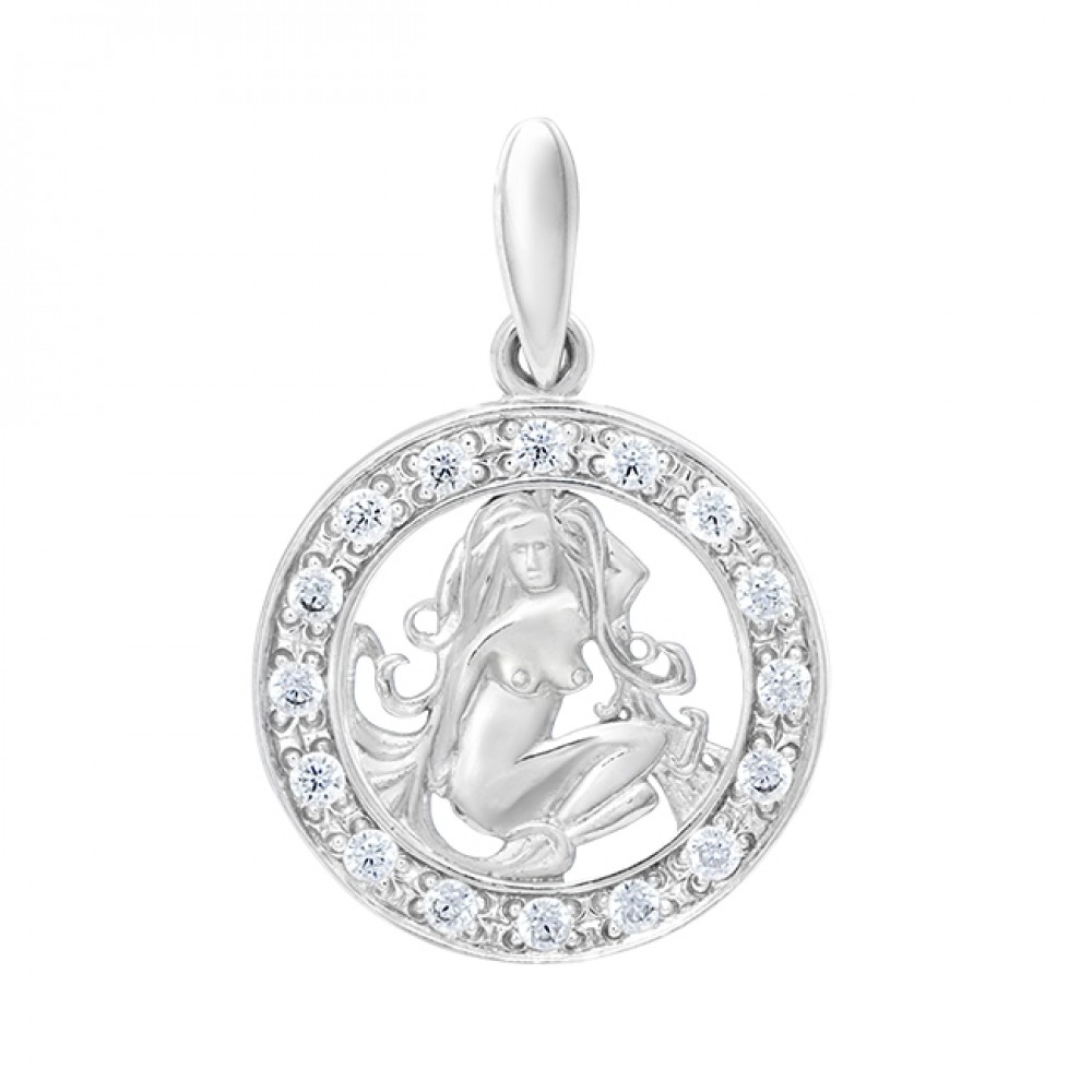 Серебряный подвес Дева ЮМ-3084-6