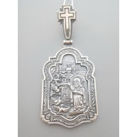 Серебряная ладанка  Сергий Радонежский БР-3100246