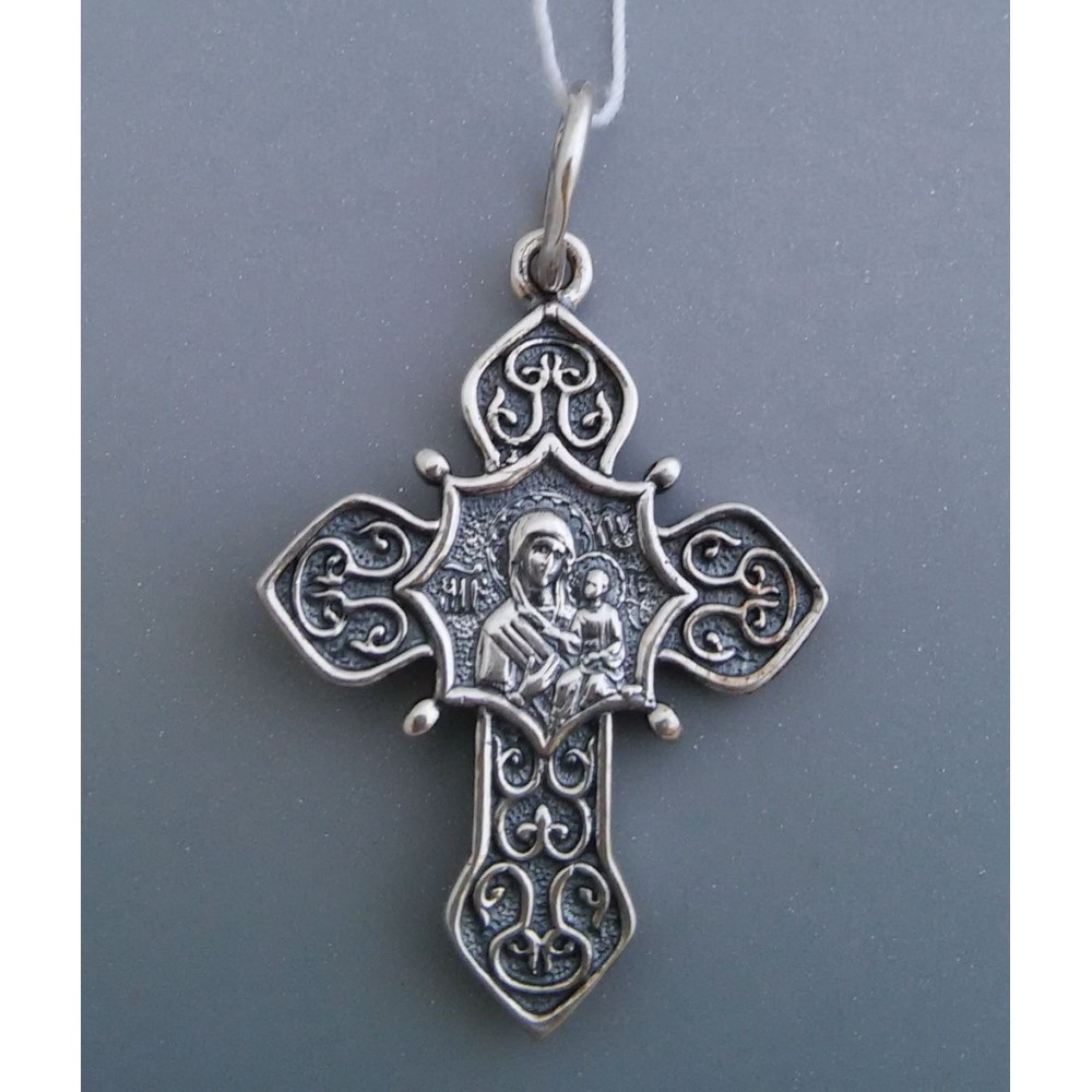 Срібний хрестик бр-3100403