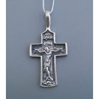 Серебряный крест бр-3100449