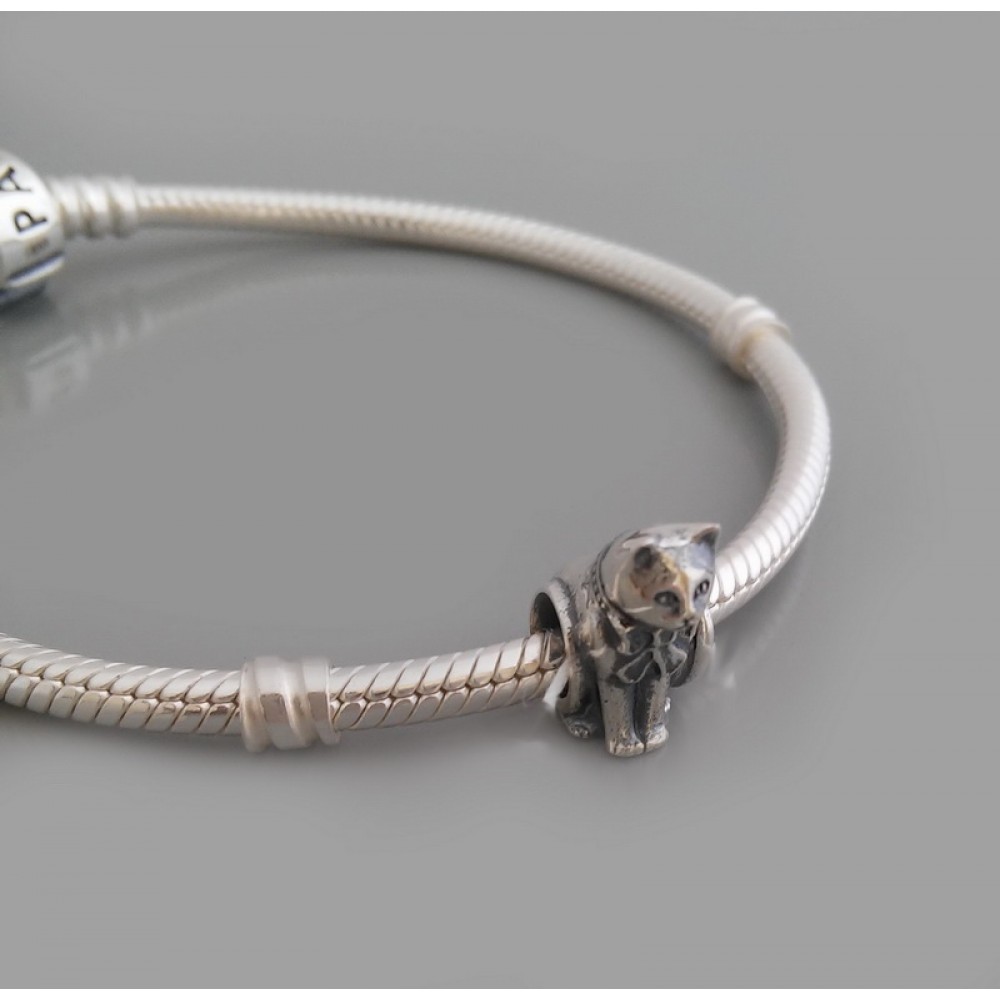 Серебряная бусина Кошечка 11 бр-3100516