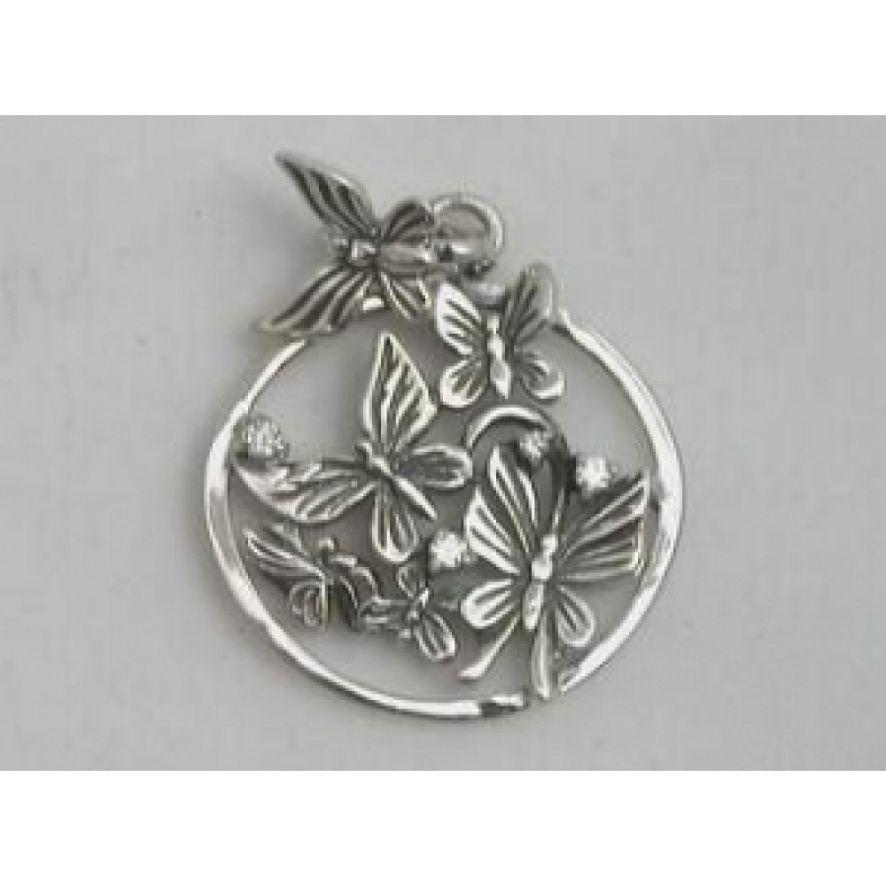 Серебряная подвеска Баттерфляй бр-3110190