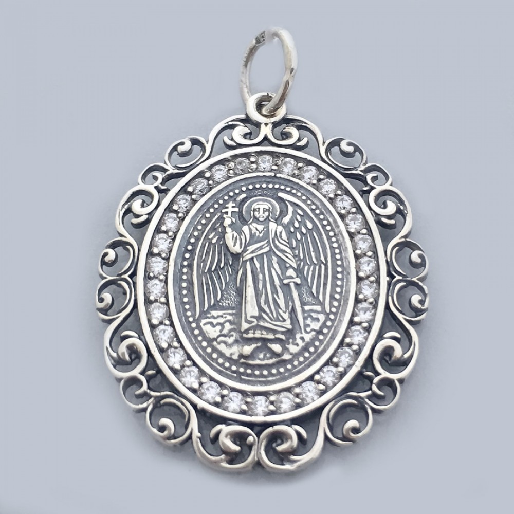 Срібна ладанка Архангел Михаїл бр-1109131