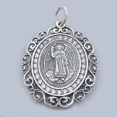 Серебряная ладанка  Архангел Михаил  бр-1109131