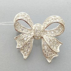Серебряная брошь Бант ШК-7067-5