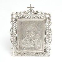 Икона серебряная "Казанская БМ" бр-00139