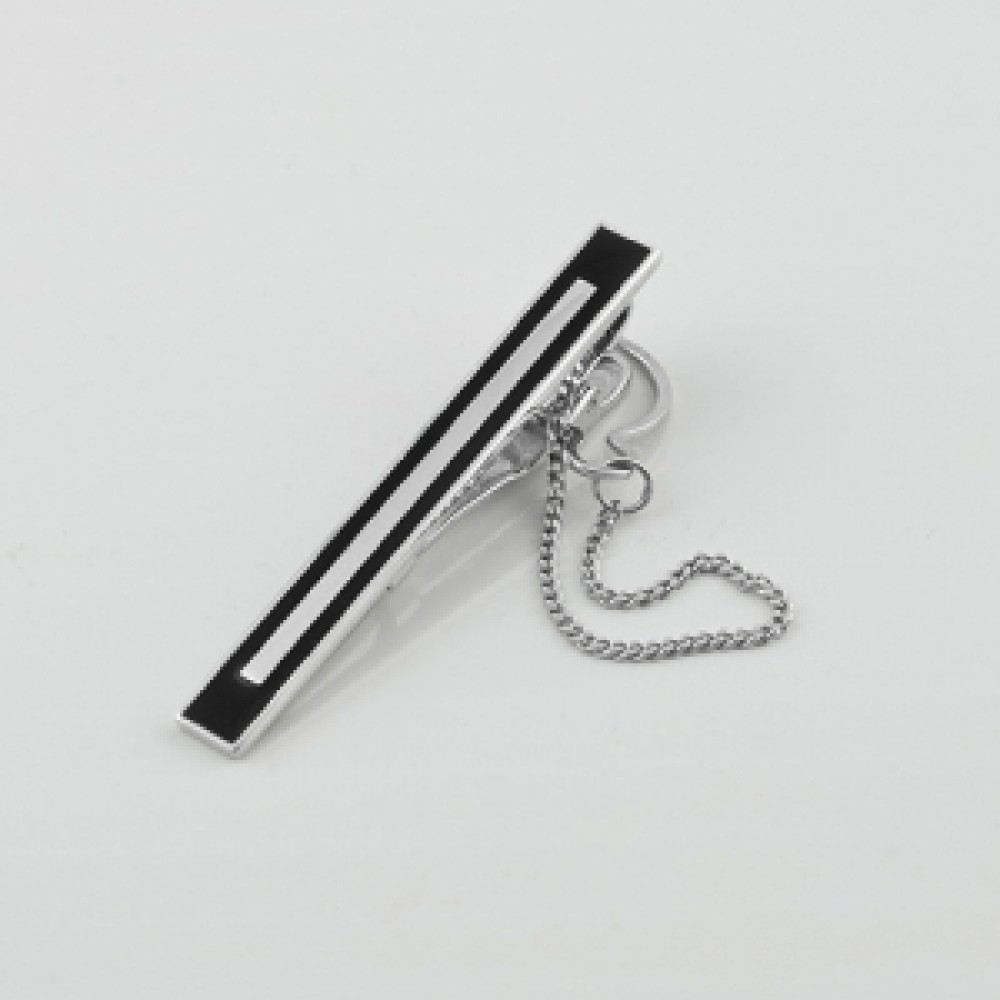 Срібний затискач для краватки ЮМ-8168