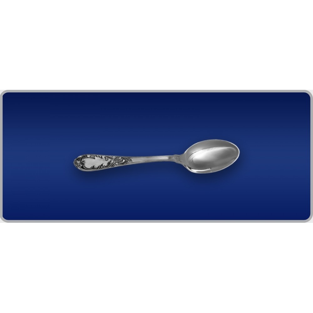 Набор мельхиоровых чайных ложек "Royal" посеребренных 12шт.