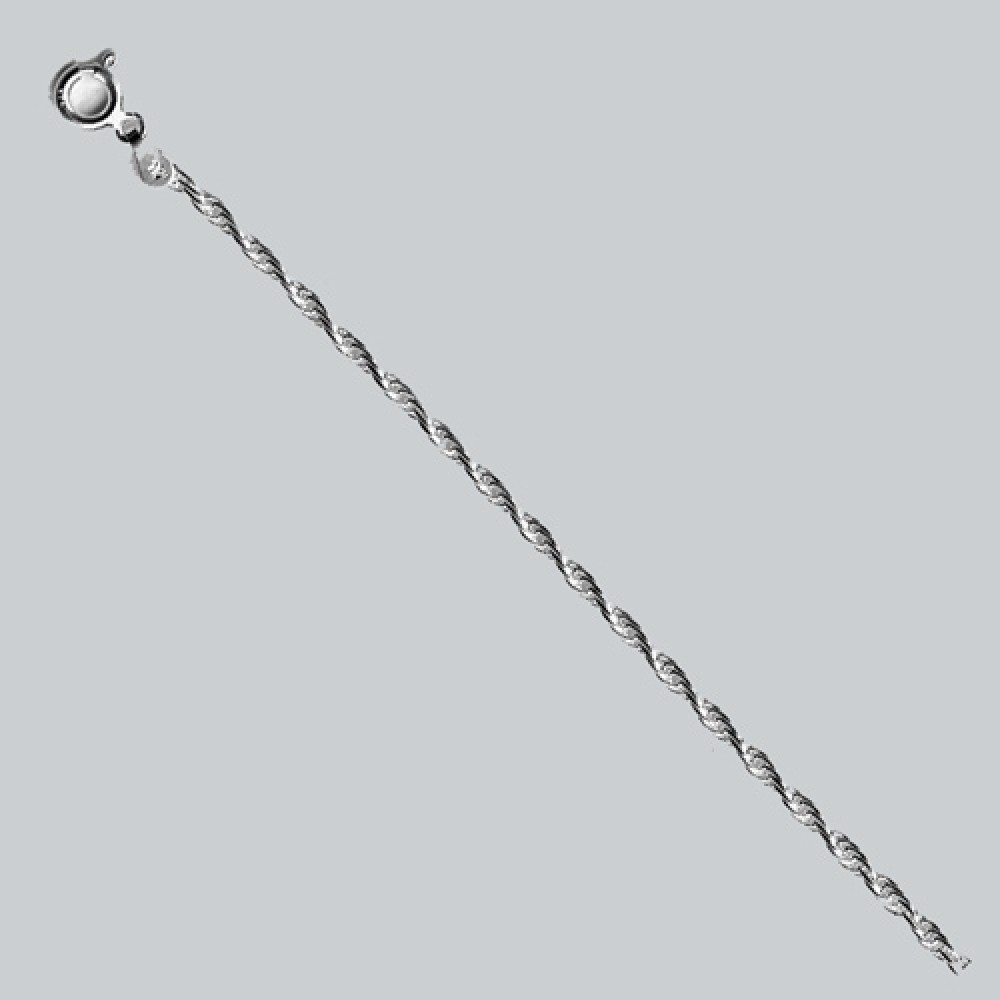 Серебряная цепочка Двойной якорь 50см 02030250