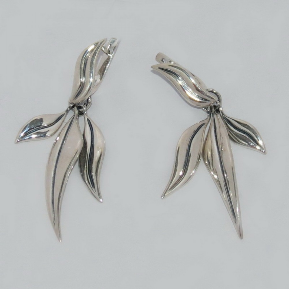 Серебряные серьги бр-1100267