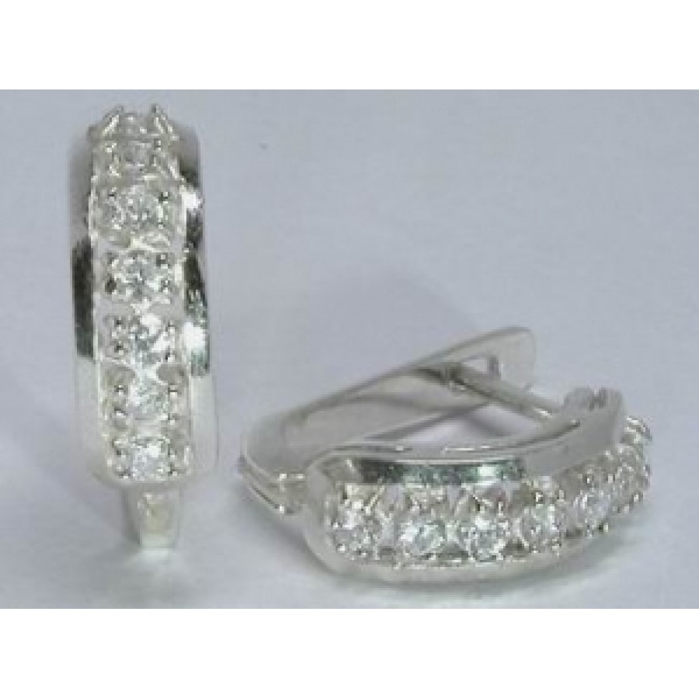 Срібні сережки Вояж бр-1110128