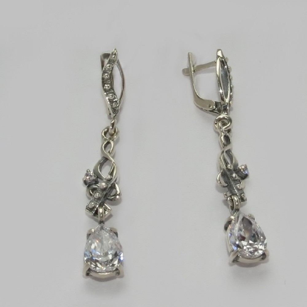 Срібні сережки бр-10868