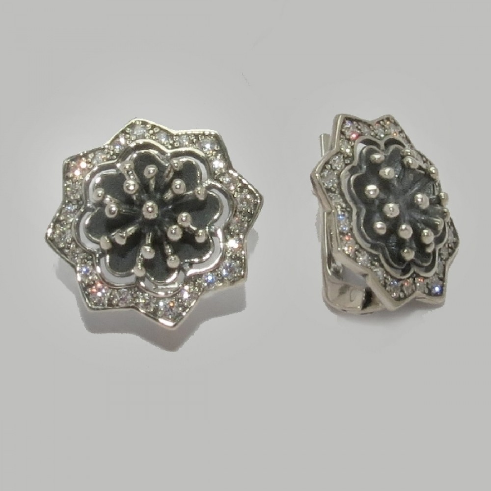 Серебряные серьги бр-11313