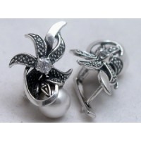 Серебряные серьги Анталия бр-1170018