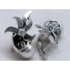 Серебряные серьги Анталия бр-1170018