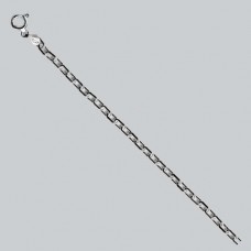Серебряная цепь Якорь 50см 3808050