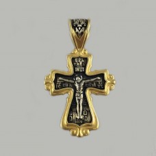 Срібний хрест православний Хрестильний ЛЗ-3070-1 