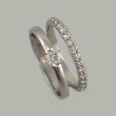 Серебряное кольцо ЮМ-10395