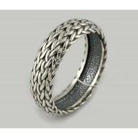 Срібна каблучка без каменів ЛЗ-1576