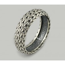 Серебряное кольцо без камней ЛЗ-1576