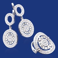 Срібний гарнітур бц-022-1