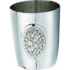 Срібна стопка з ажурною накладкою ХЮ- 090009