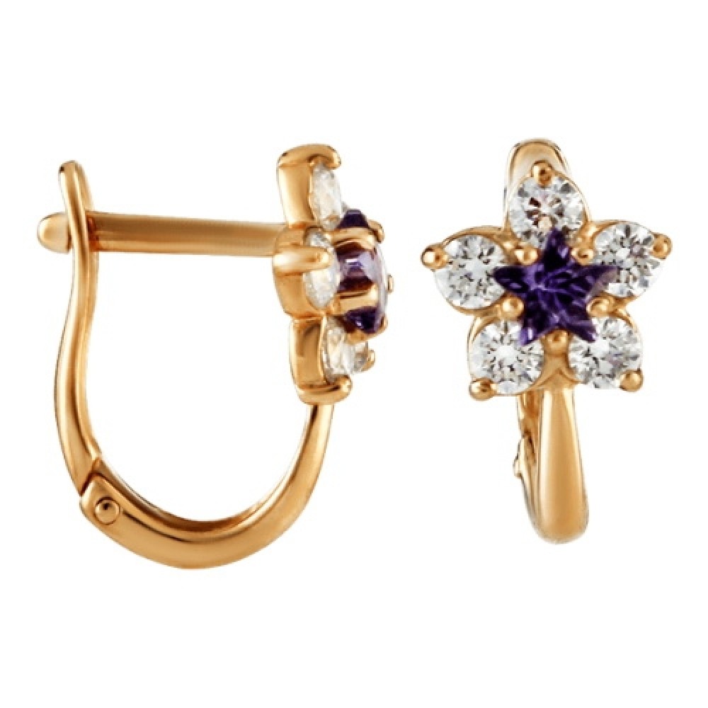 Золотые детские серьги 1.3.0634