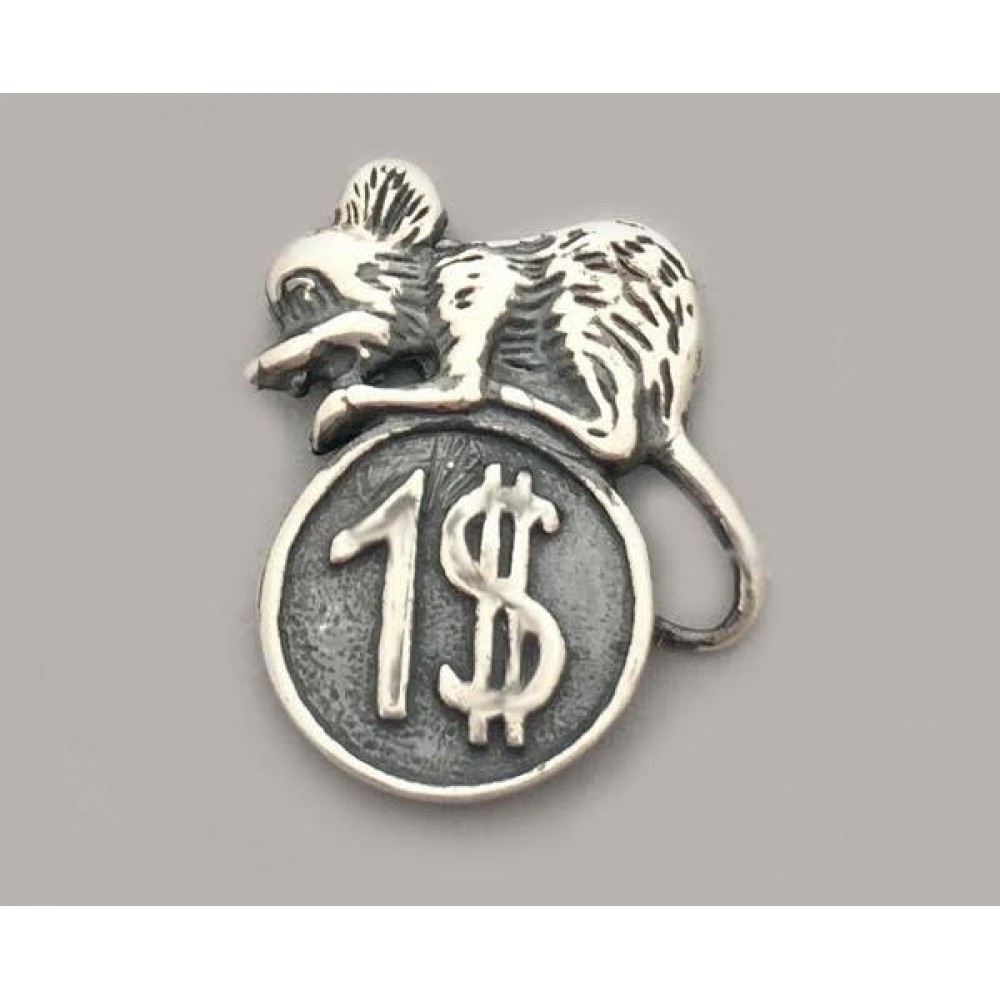 Срібний Сувенір Миша кошелькова ст-19