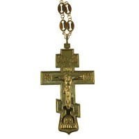 Крест "Ника" серебряный с позолотой 2.10.0010П