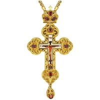 Крест наперсный латунный 2.10.0147ЛП-21ЛП
