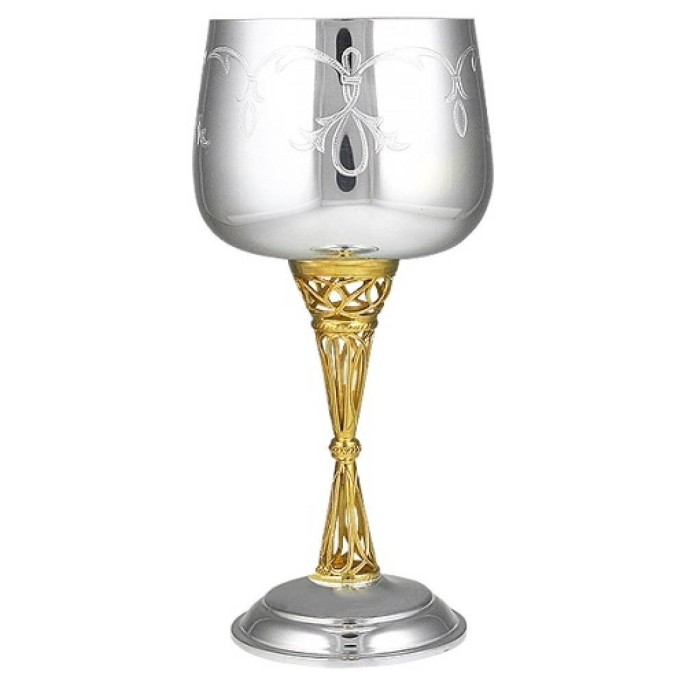 Срібний келих винний з позолотой АГ-2.3.0001