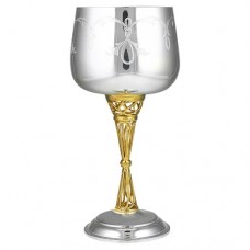 Срібний келих винний з позолотой АГ-2.3.0001