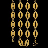 Латунная цепь в позолоте для священников АГ-2.7.0246ЛП