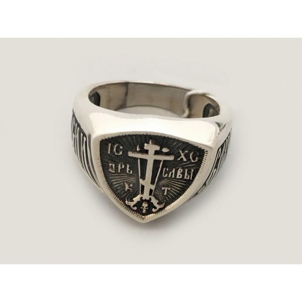 Срібна каблучка Царь Слави бр-0057421