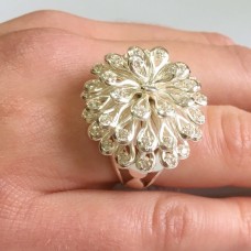 Серебряное кольцо "Торжество" бр-1164321