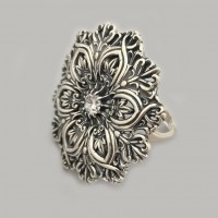 Срібна каблучка Сніжинка бр-1406721